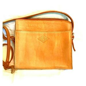 Vintage Esprit all leather over the shoulder purse